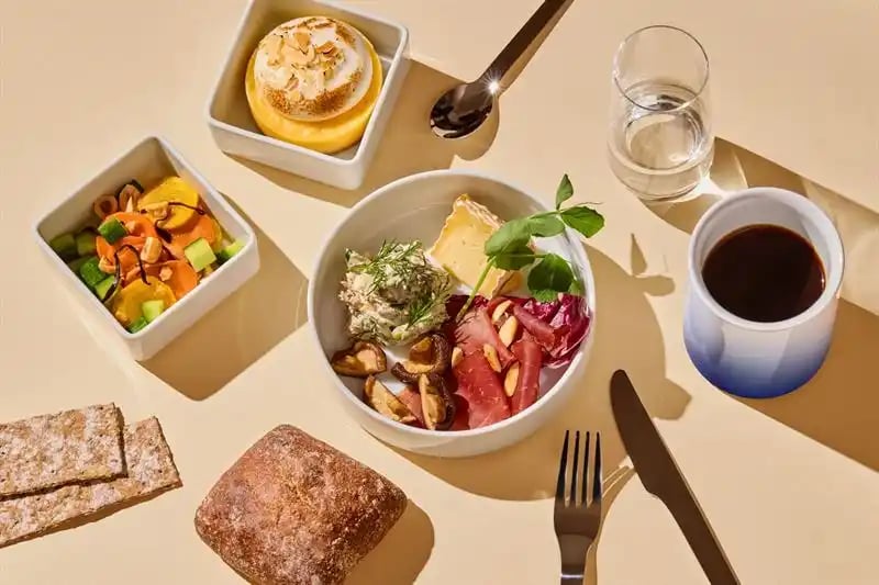 SAS Business Class Dining