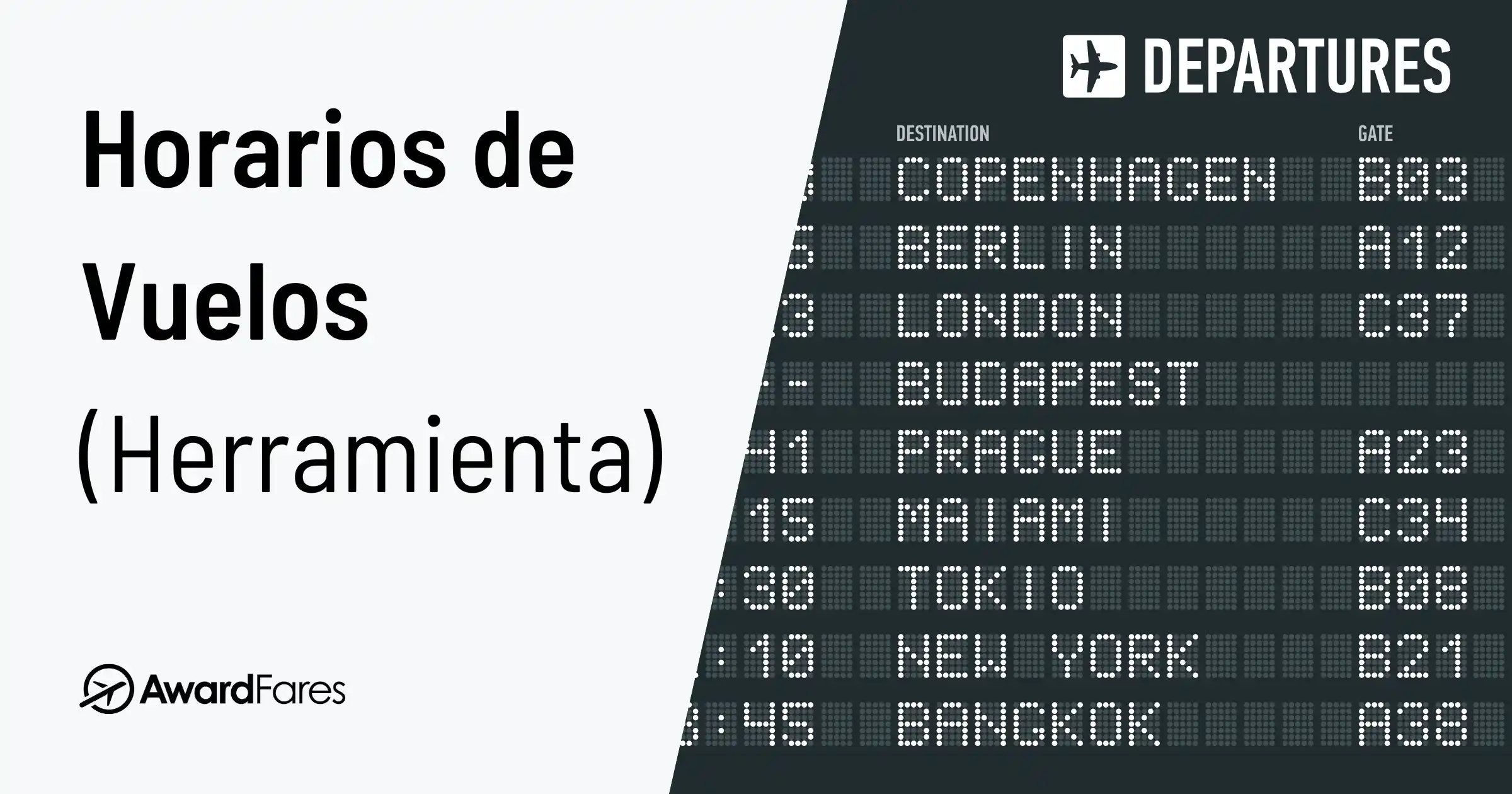 Horarios de Vuelos (Herramienta Gratis): Disponibilidad por Código de Clase de Reserva