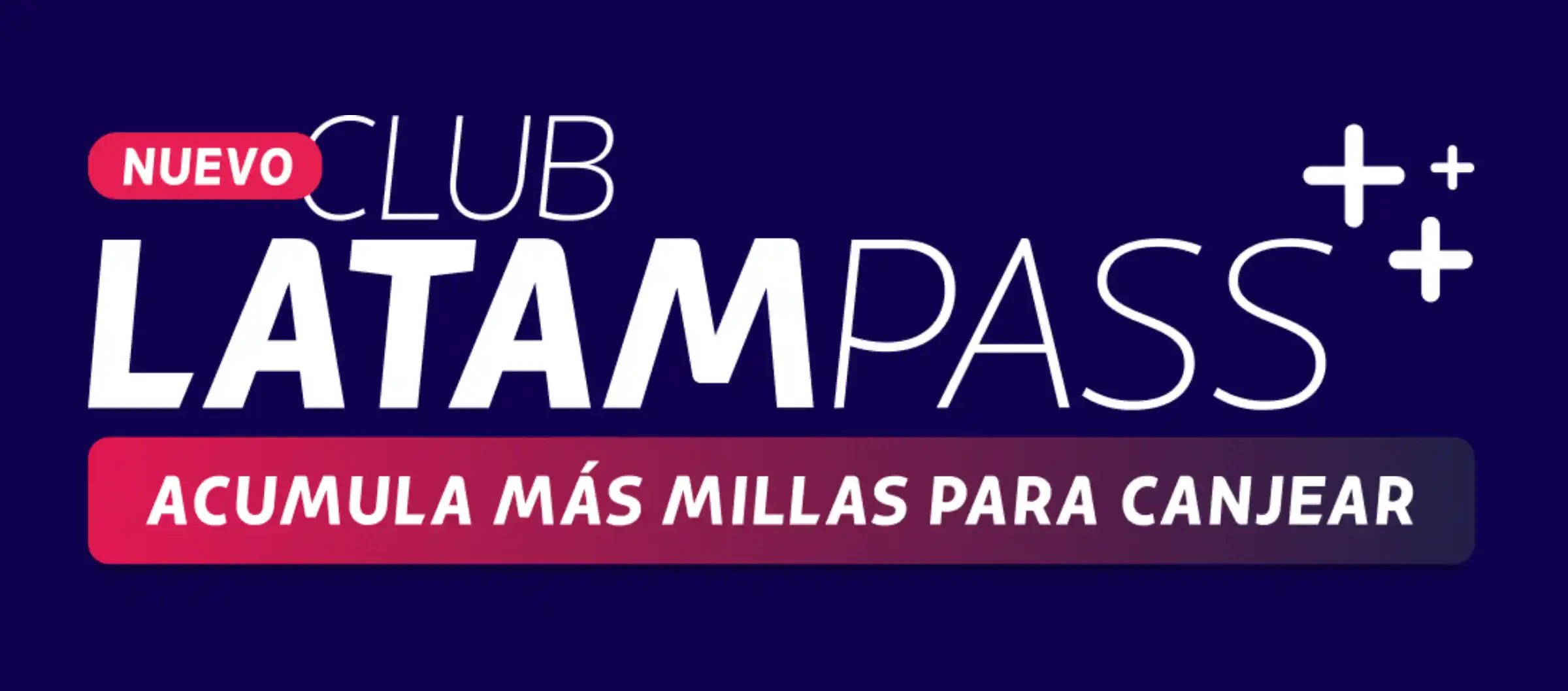 Club LATAM Pass: paquete de suscripción de millas.