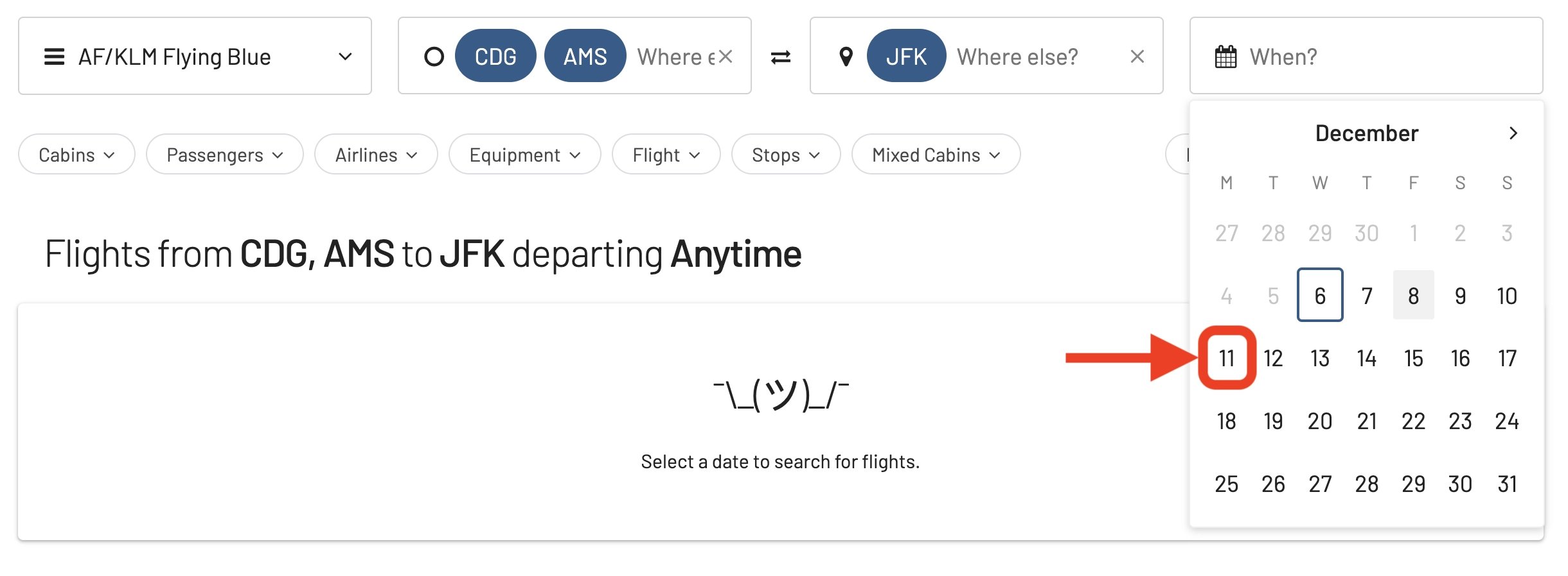 How to find cheaps Delta SkyMiles award flight using AwardFares.