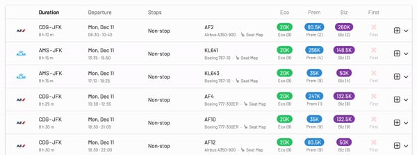 Find cheap Delta SkyMiles award flight with AwardFares.