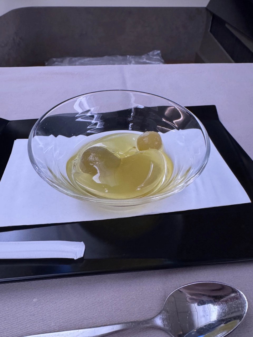 Kanmi dessert course with matcha