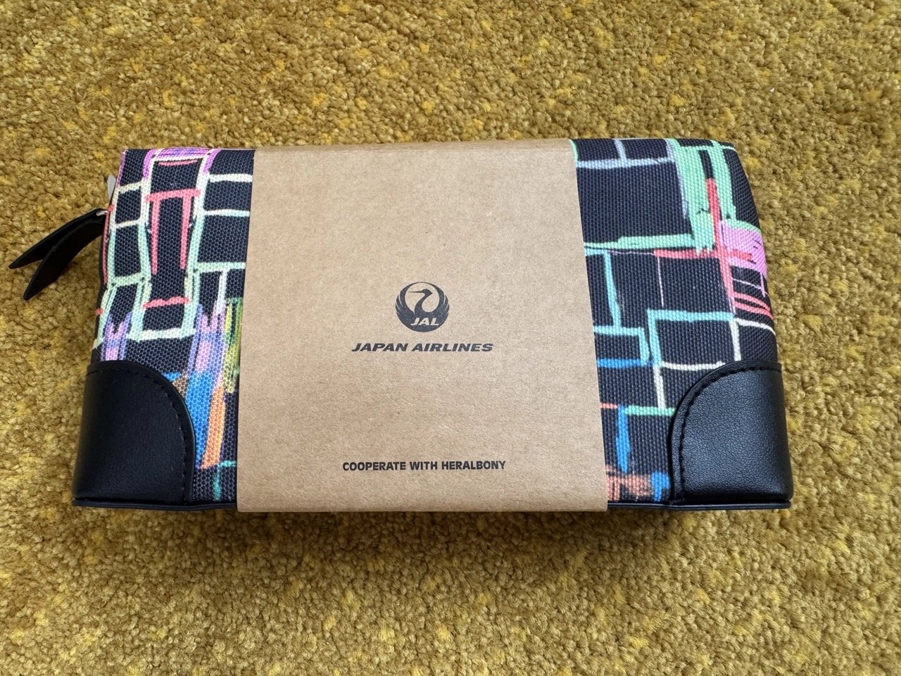 Heralbony amenity kit for JAL First Class