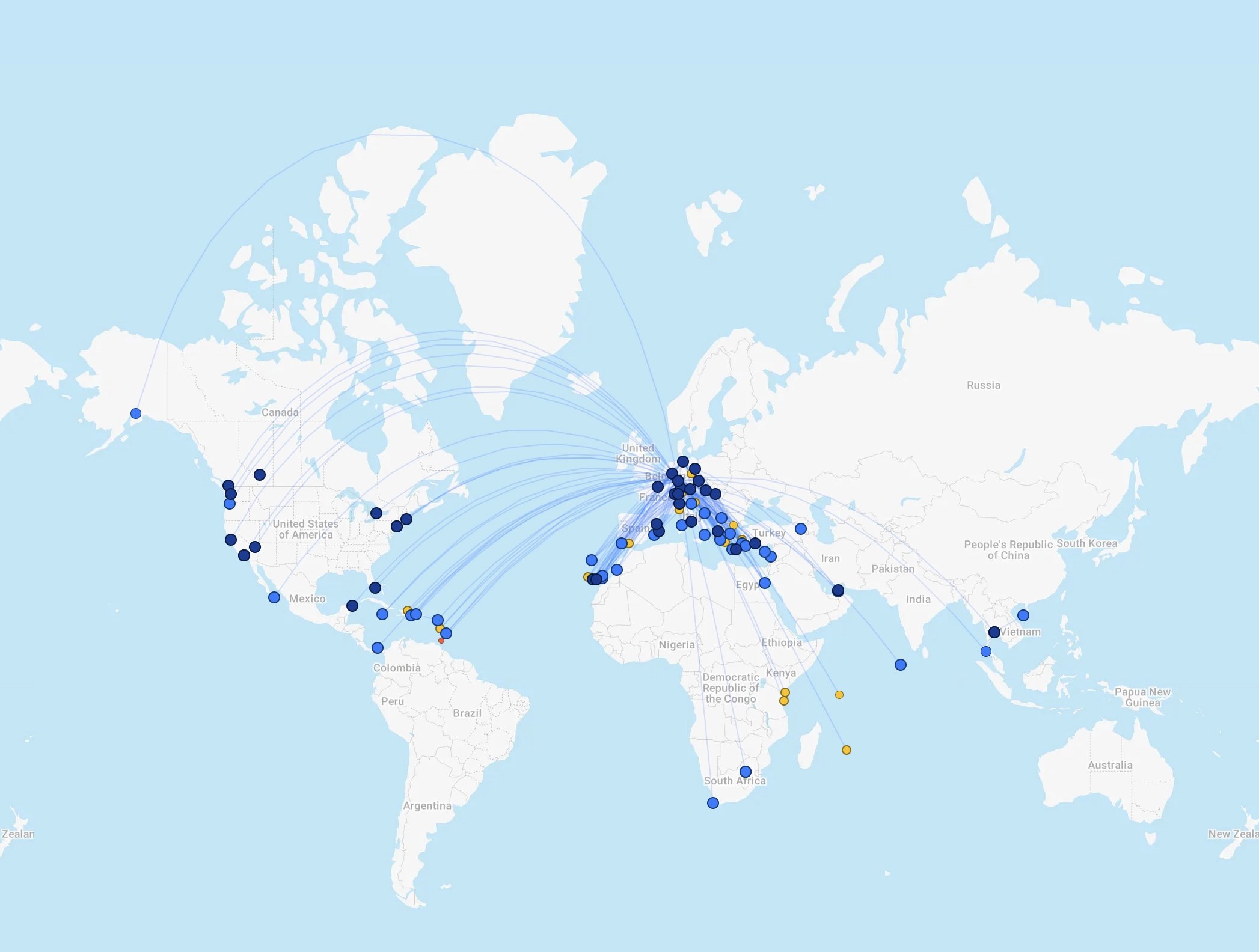 Condor Destinations
