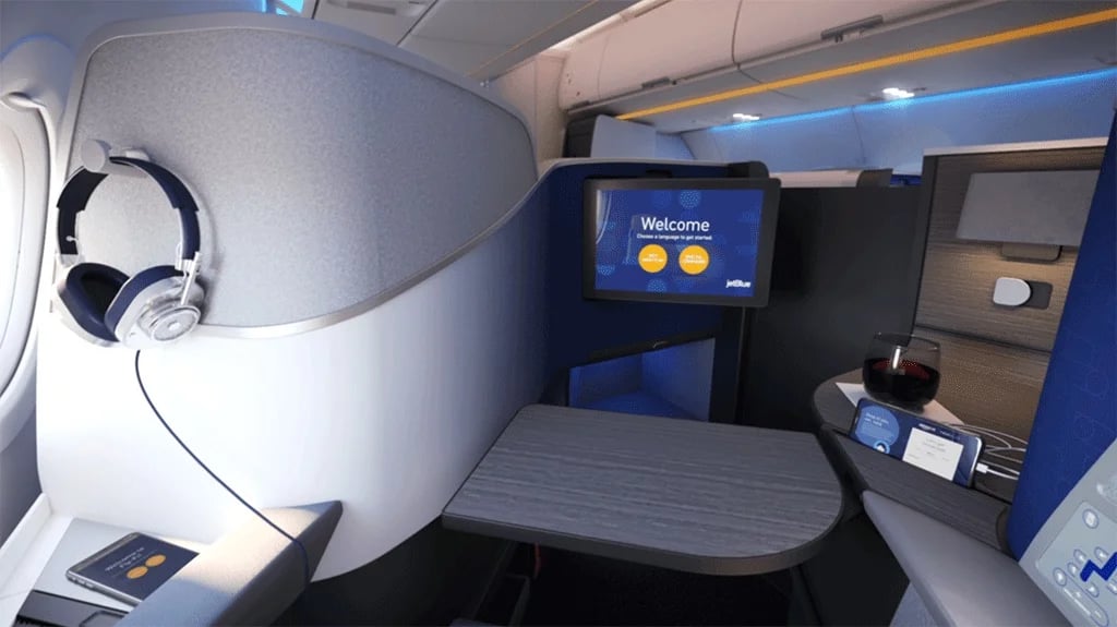 Book JetBlue Mint with points.