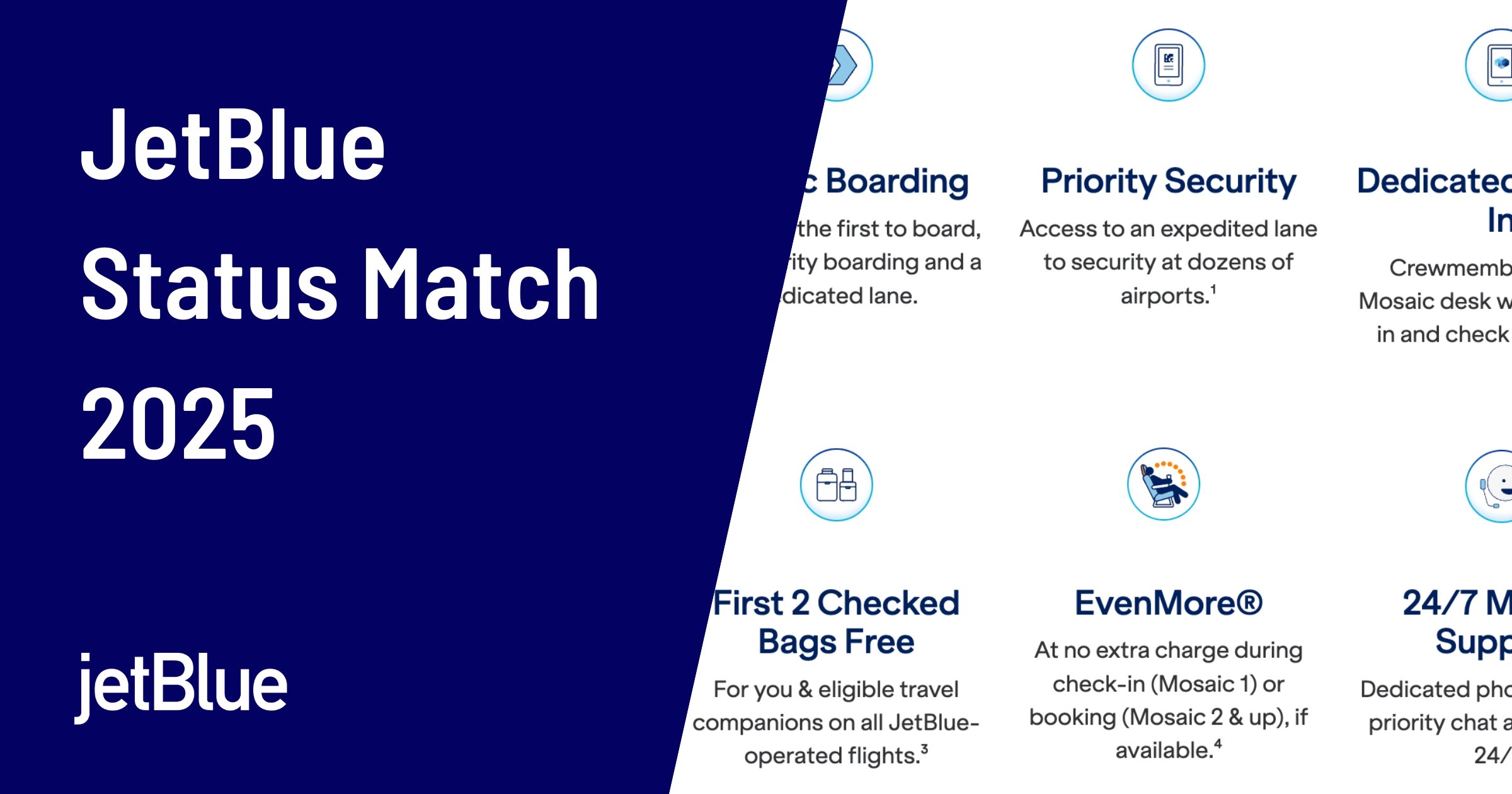 JetBlue Status Match (2025): How to Get Mosaic Status