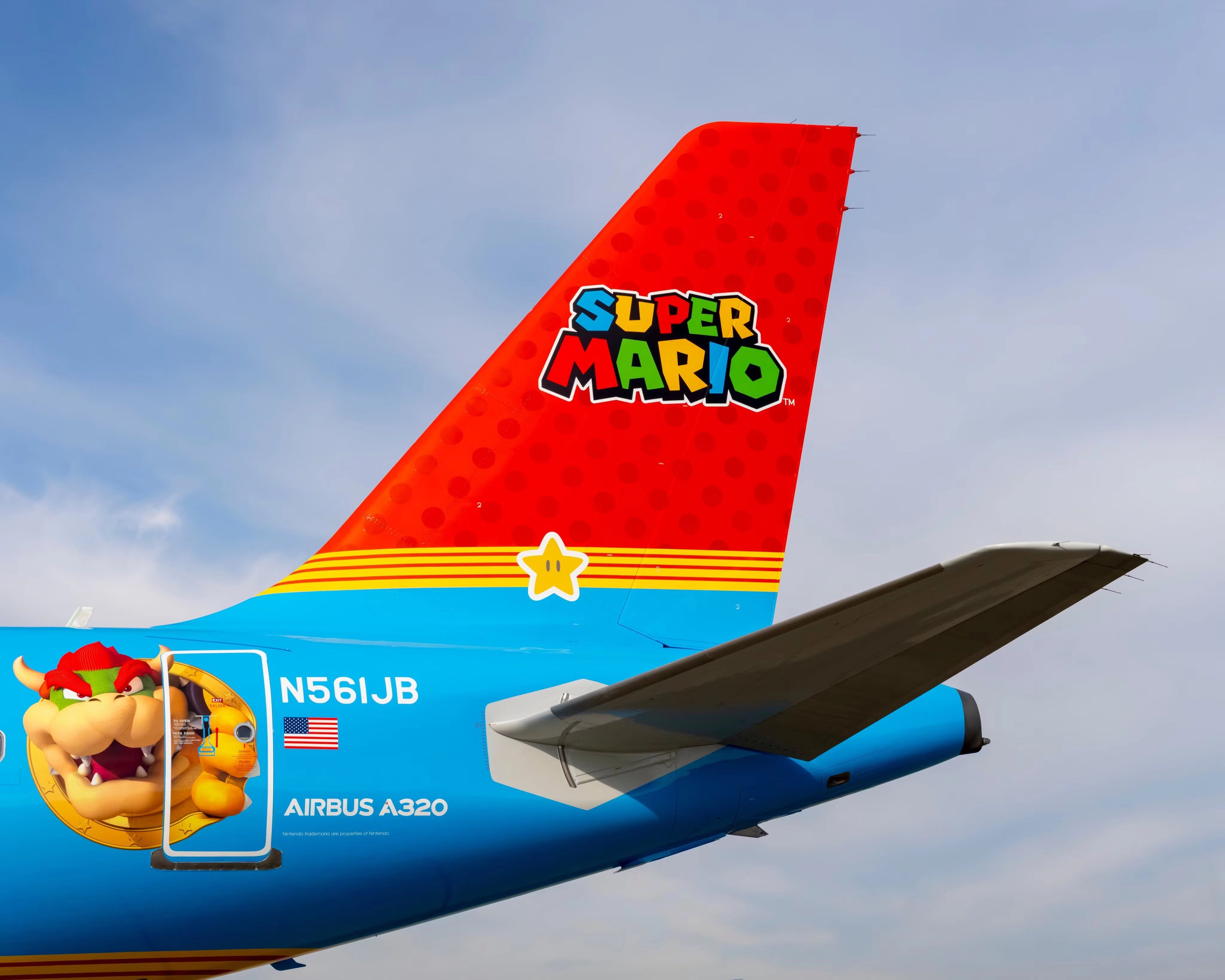 JetBlue Launches a New Super Mario Plane: Cloudtop Cruiser