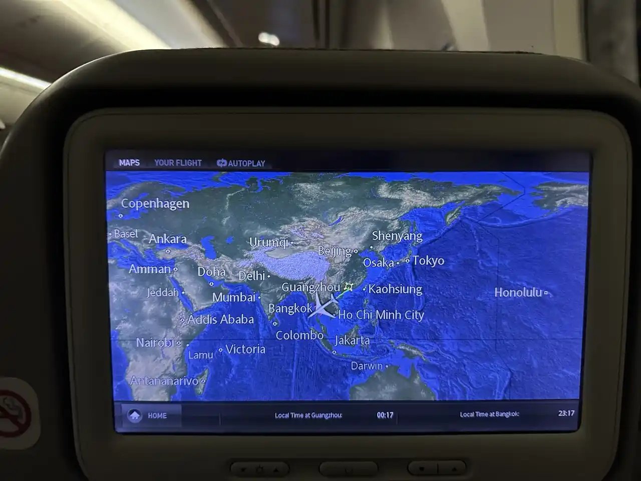 Reseña de Kenya Airways 787-8 en Clase Económica de Guangzhou a Bangkok
