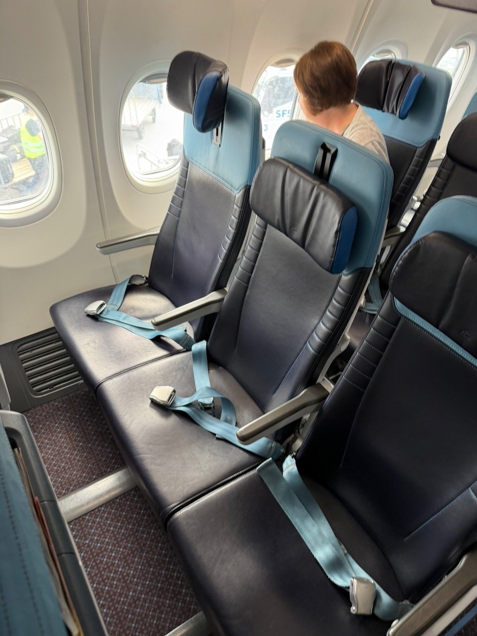 KLM ARN AMS europe business seat on the KLM Amsterdam to Buenos Aires review.