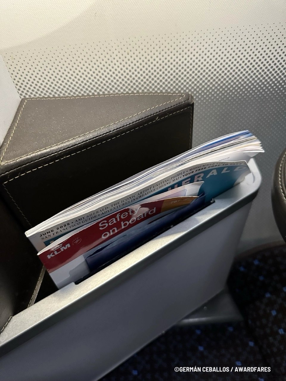 KLM 787-9 World Business Class: Buenos Aires to Santiago.