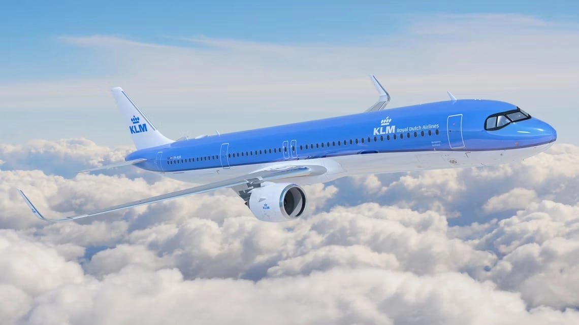 KLM A321neo flights will launch in August 2024.