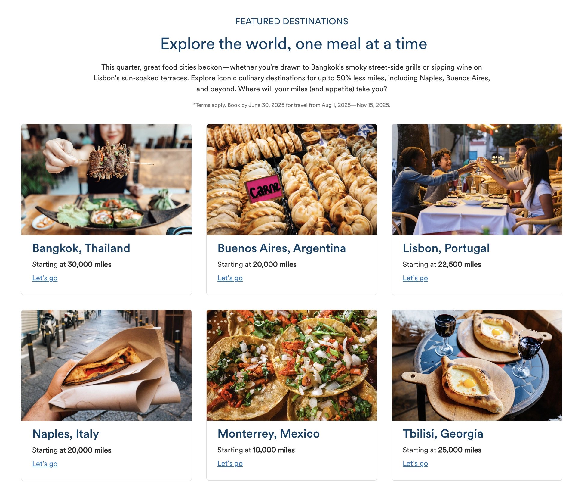 Mileage Plan Global Getaways 2025 Destinations