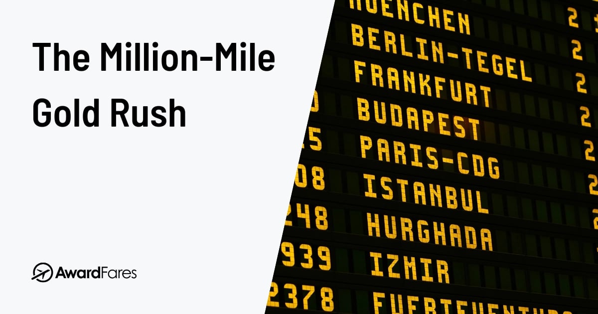 Cover image for The Million-Mile Gold Rush: Full List of Airline Million-Mile Challenges