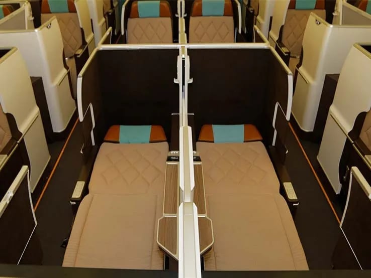 Oman Air 787 Business Class.