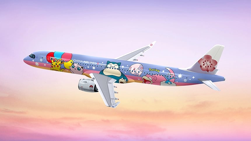 China Airlines: Pikachu Jet CI A321neo