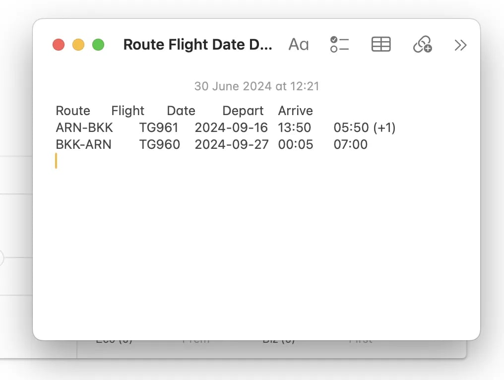Building a round-trip award flight with AwardFares.