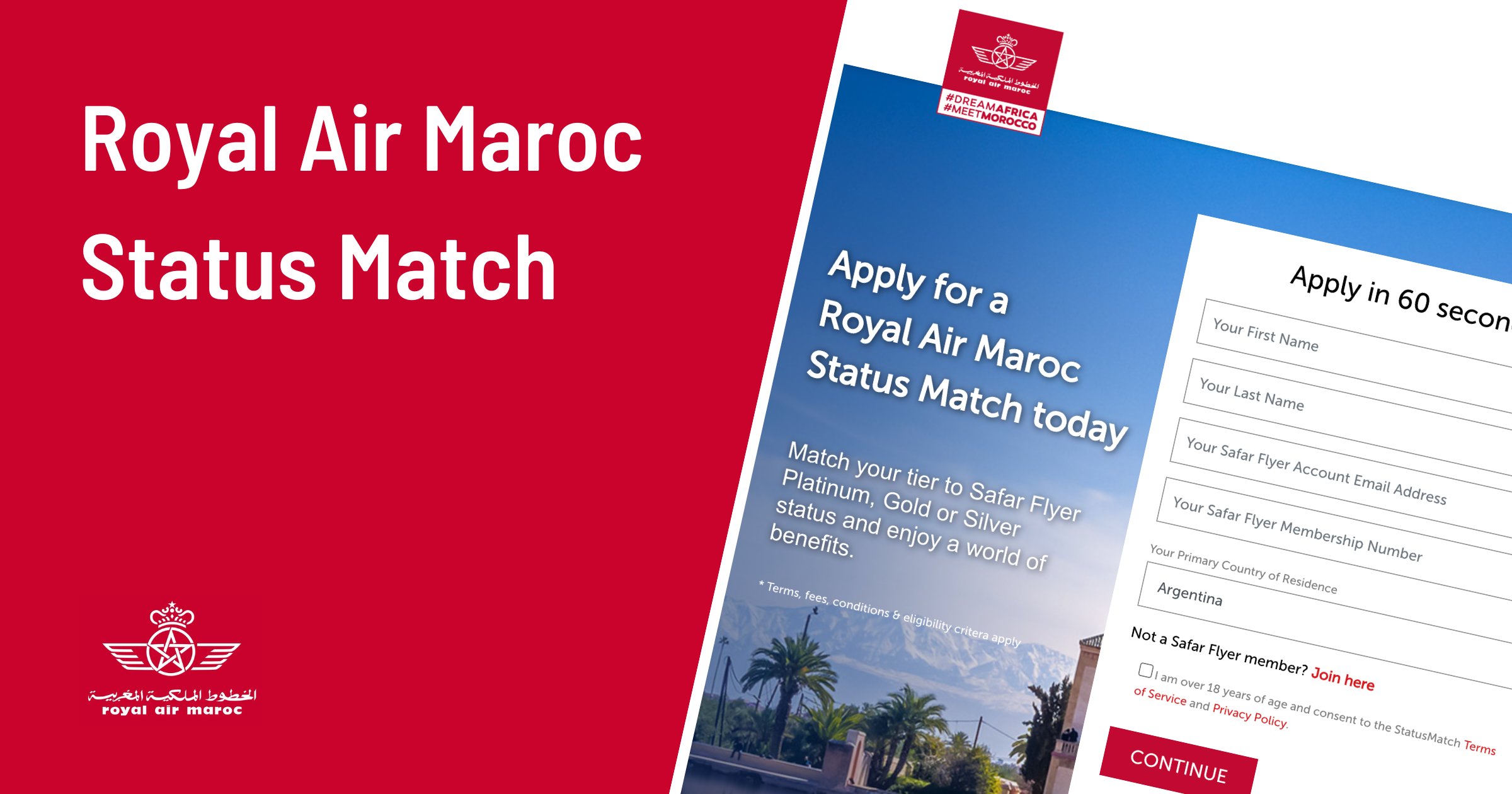 Cover image for Royal Air Maroc Safar Flyer Status Match: Shortcut to oneworld Elite