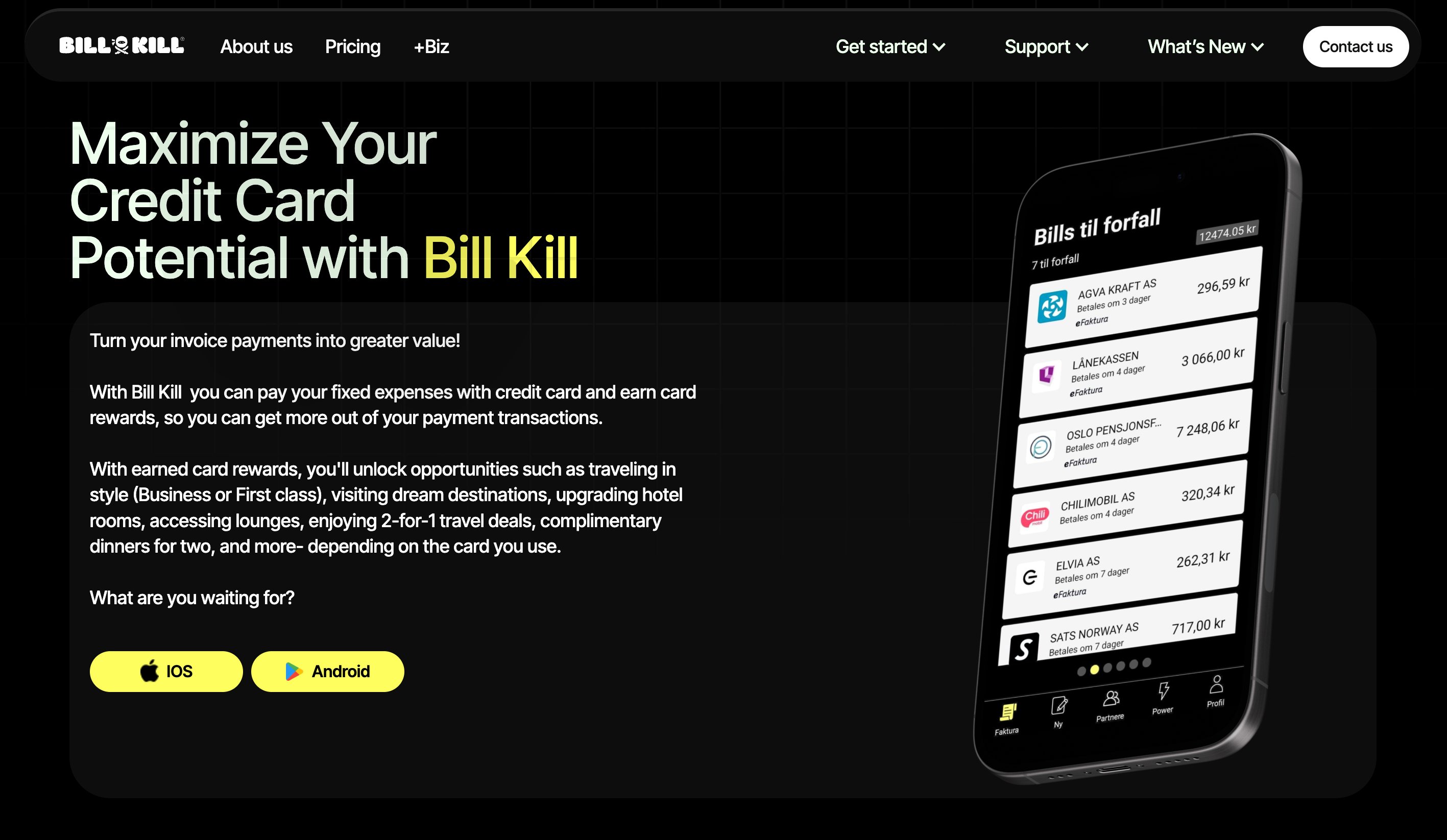 Betalo: Pay bills with your credit card in Norway and get extra EuroBonus Points