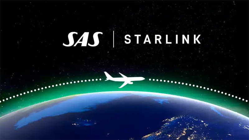 SAS Introduces Starlink Powered High-speed Wi-Fi