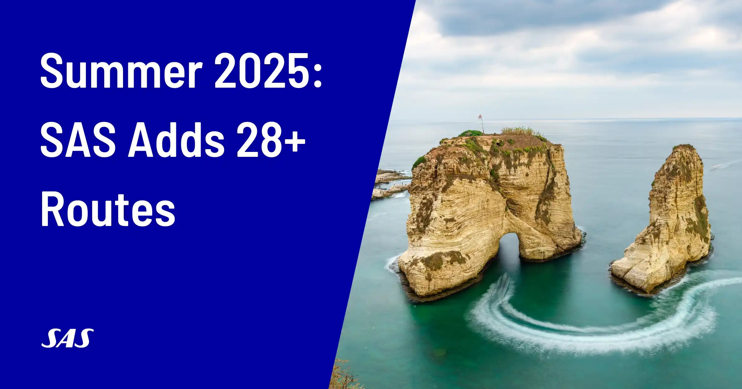 Cover image for SAS Adds 28 New Routes for Summer 2025: Seattle, Beirut, Nuuk, and more!