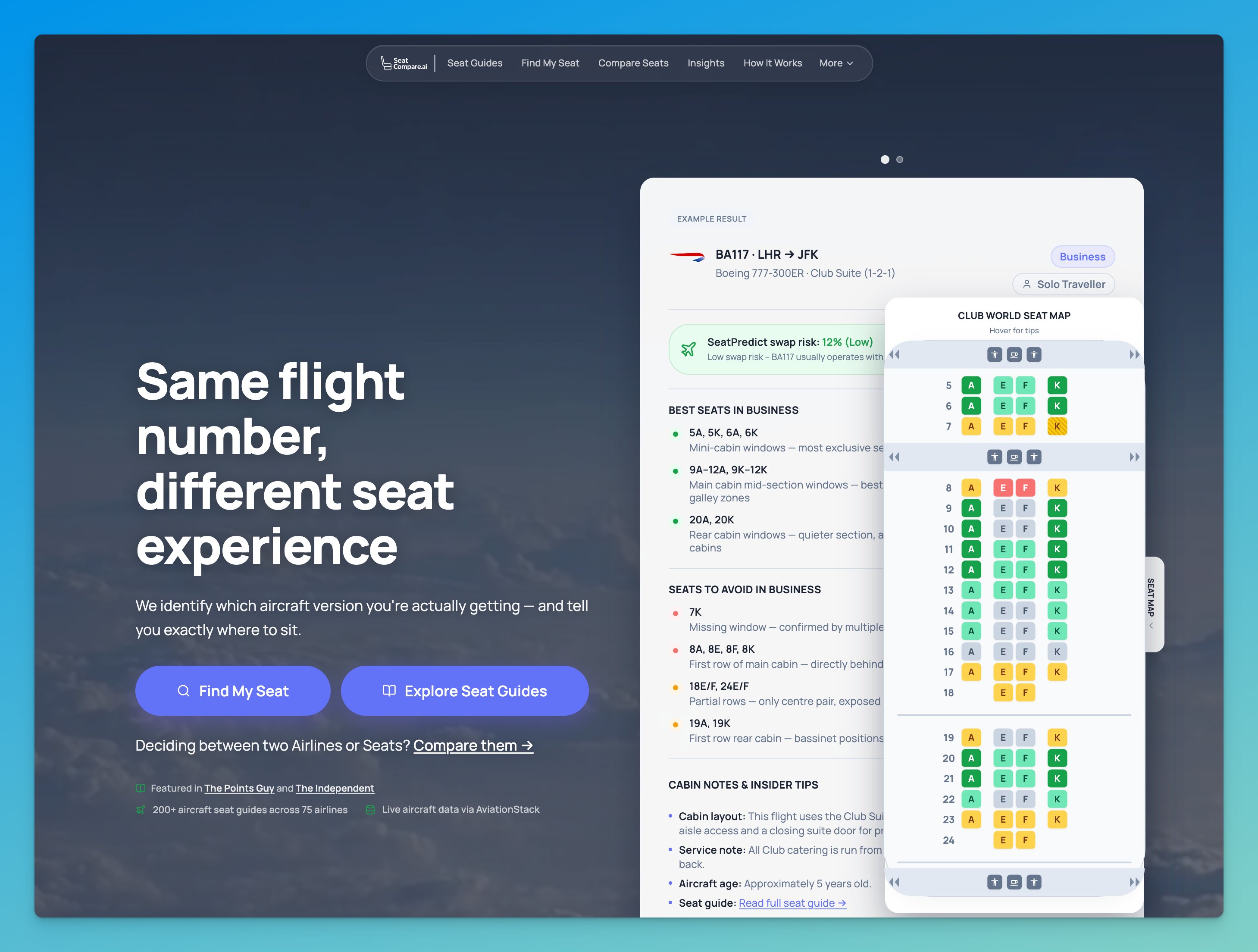 Best SeatGuru Alternatives in 2026: SeatCompare.ai
