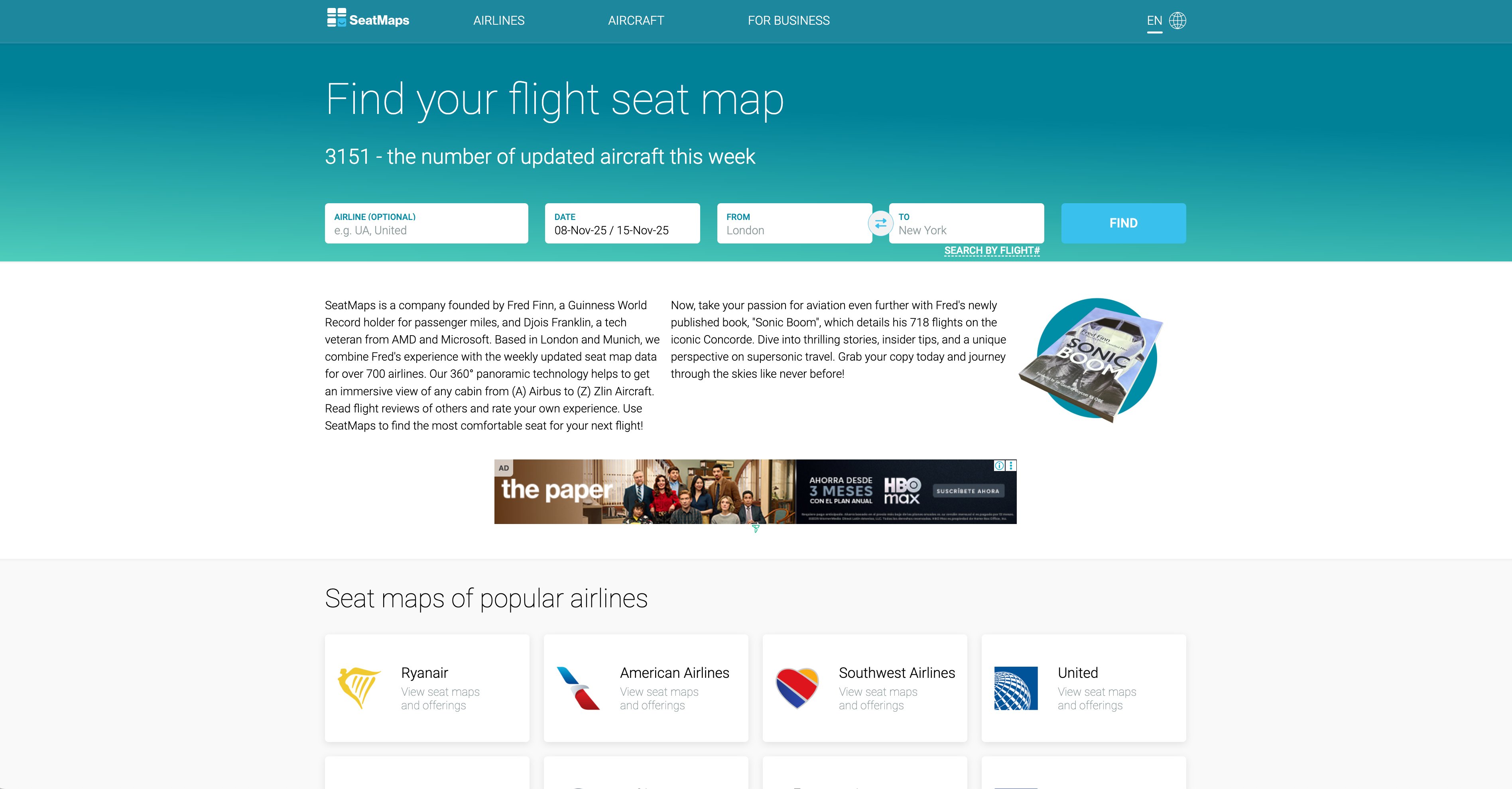 Best SeatGuru Alternatives in 2025: SeatMaps.com