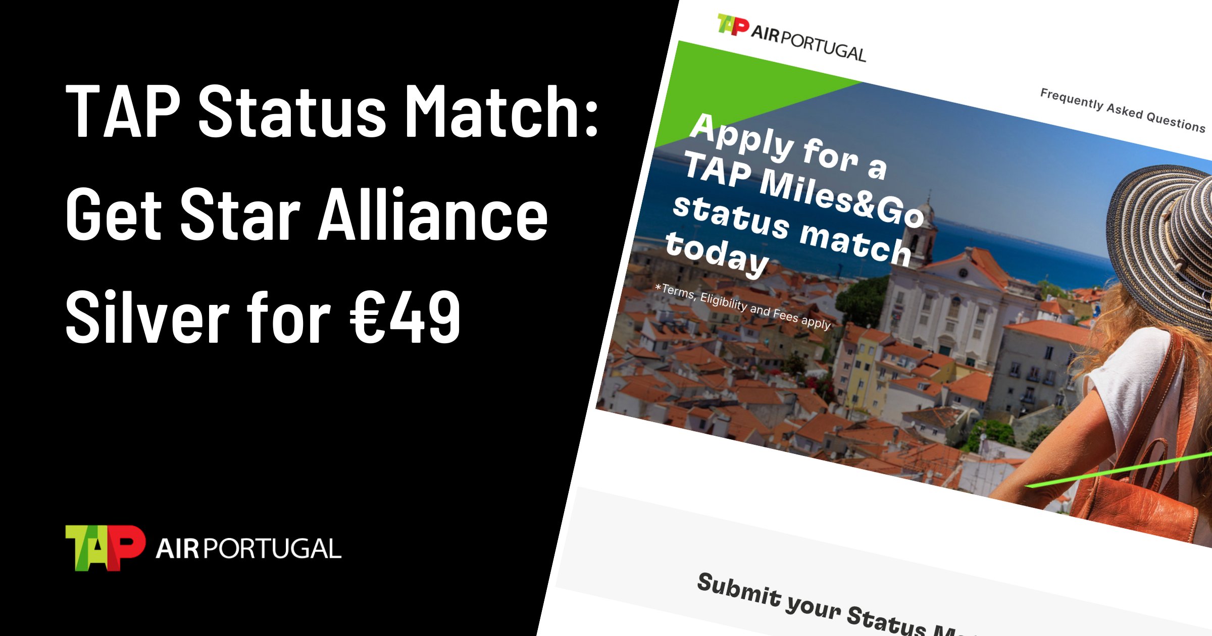 Cover image for TAP Air Portugal Status Match: Get Star Alliance Silver for €49