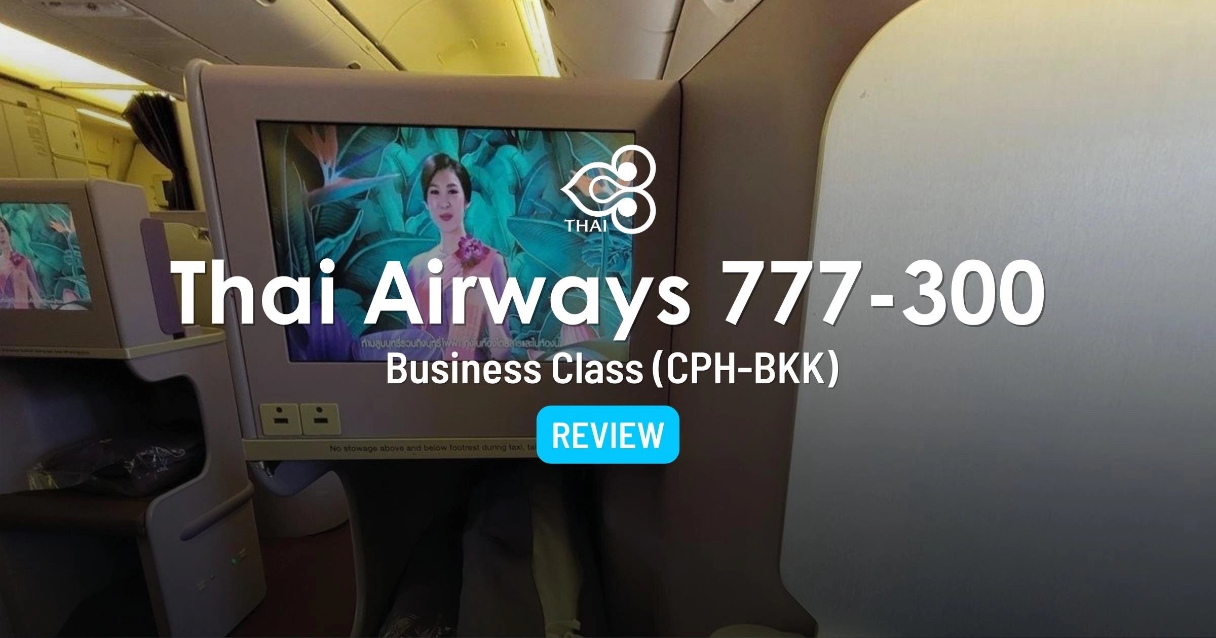 Thai Airways 777-300 Business Class: Dated But Comfortable (2023)