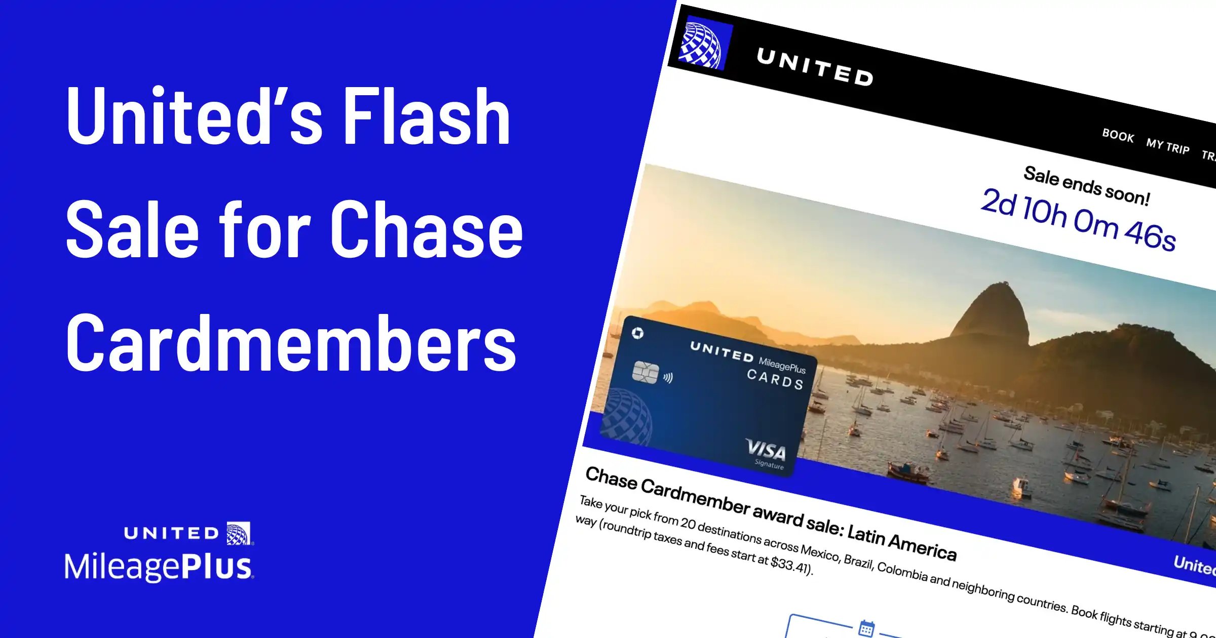 United Launches Flash Sale on Award Flights to Latin America From Just 9,000 Miles