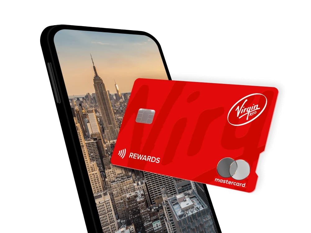Virgin Red Mastercard. (US only)