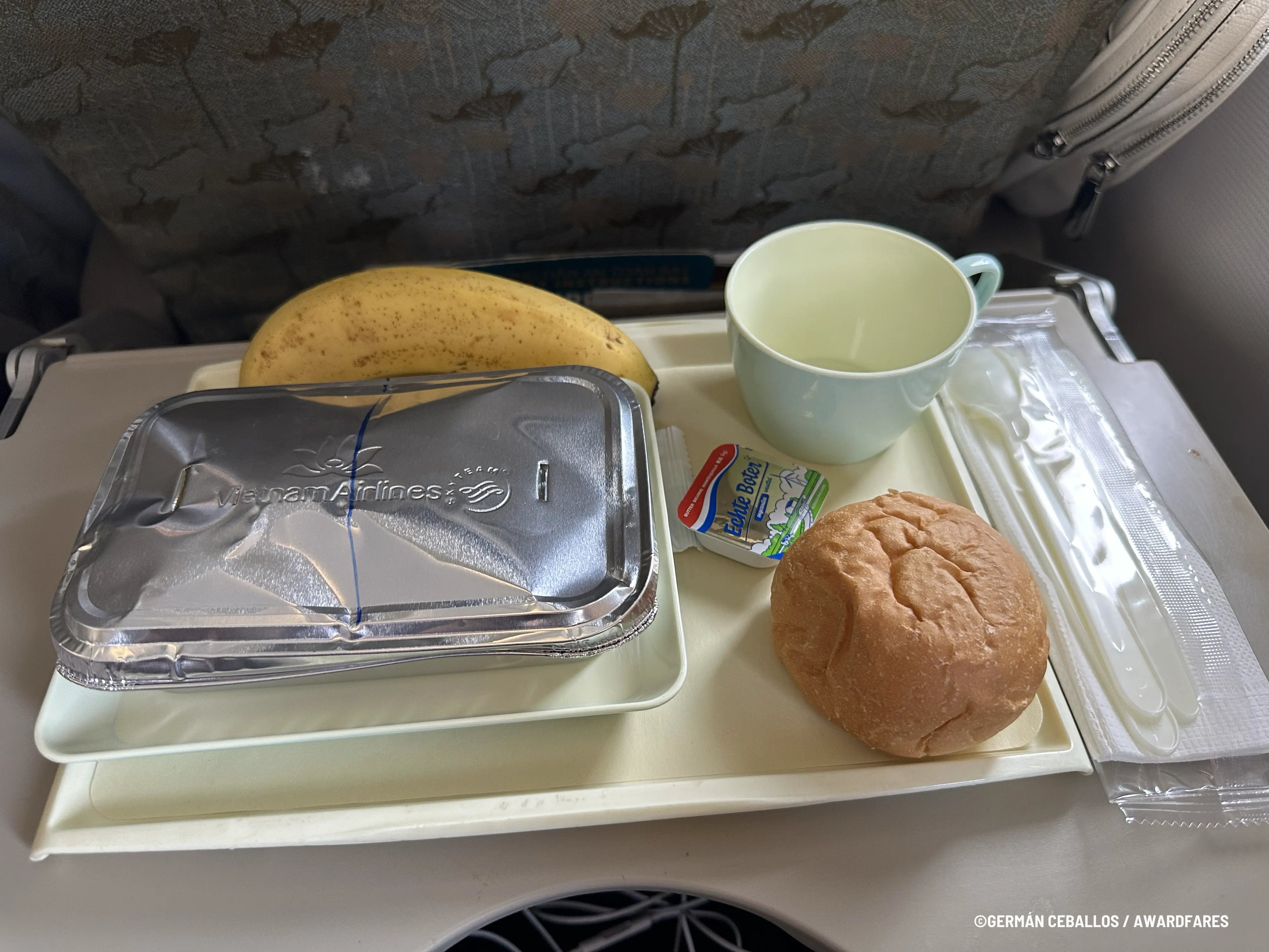 Vietnam Airlines Economy Class cabin (A321) inflight from Jakarta to Ho Chi Minh