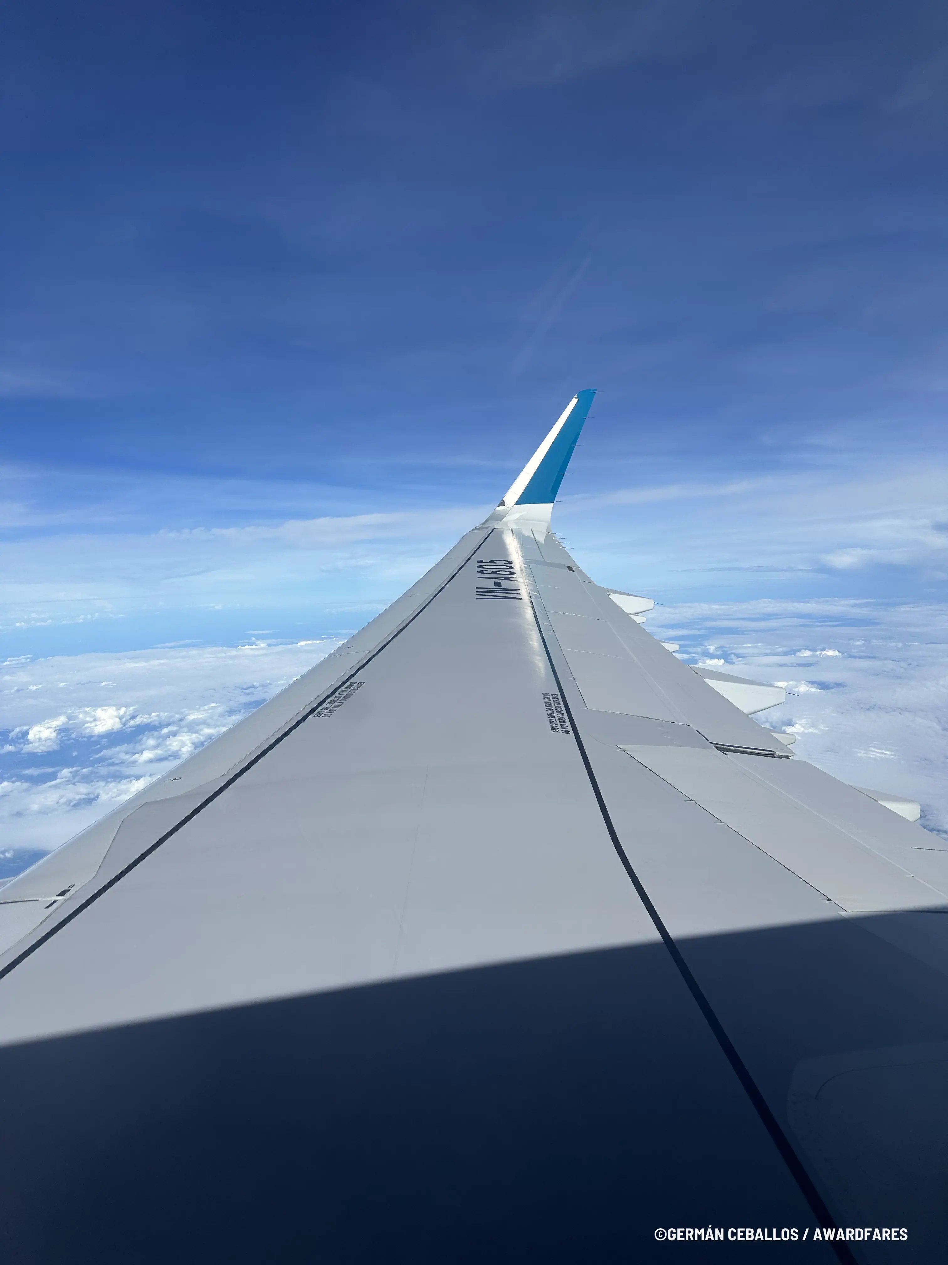 Vietnam Airlines Economy Class seat detail (A321) Jakarta to Ho Chi Minh