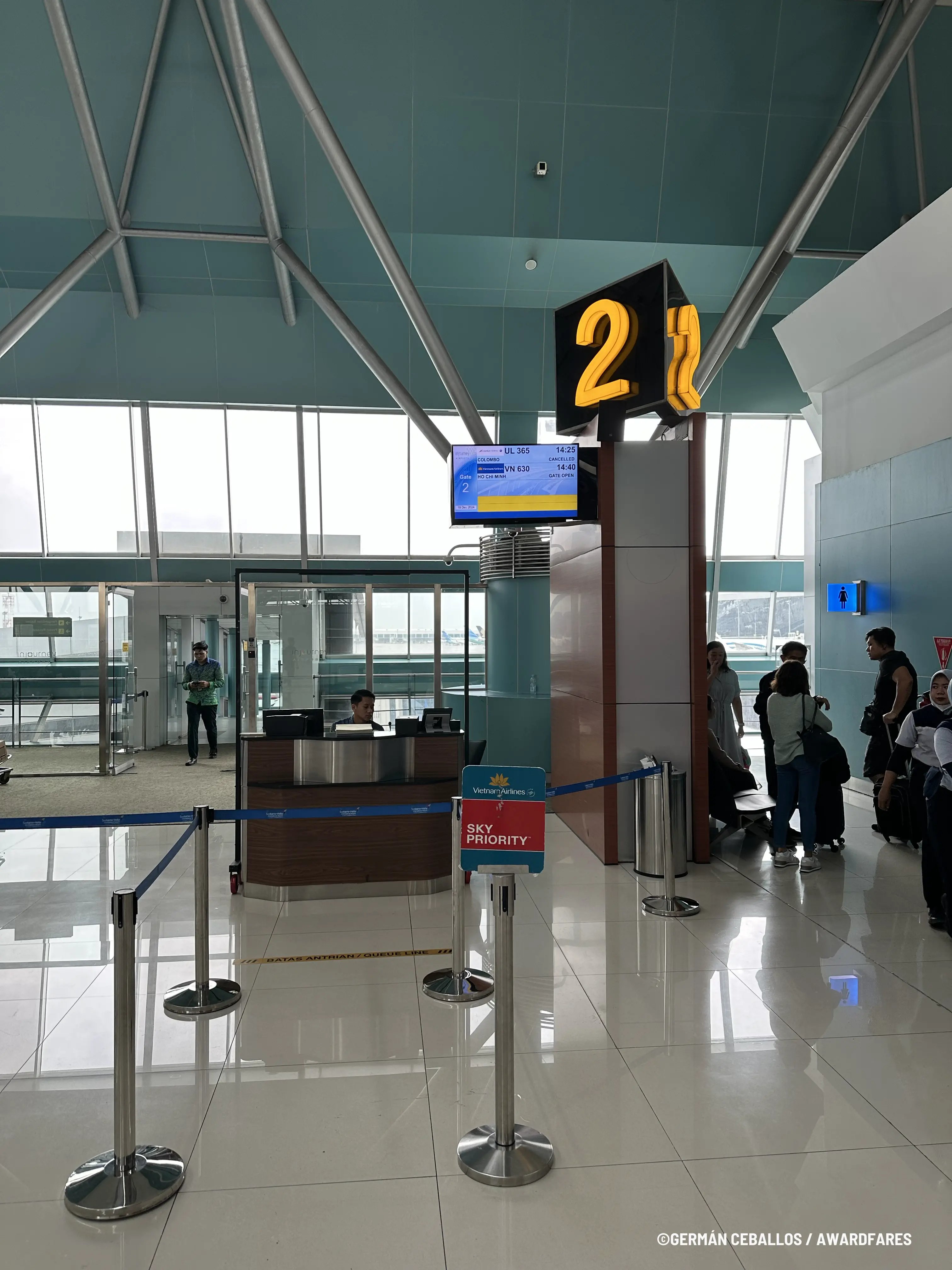 Vietnam Airlines Economy Class (A321) from Jakarta to Ho Chi Minh