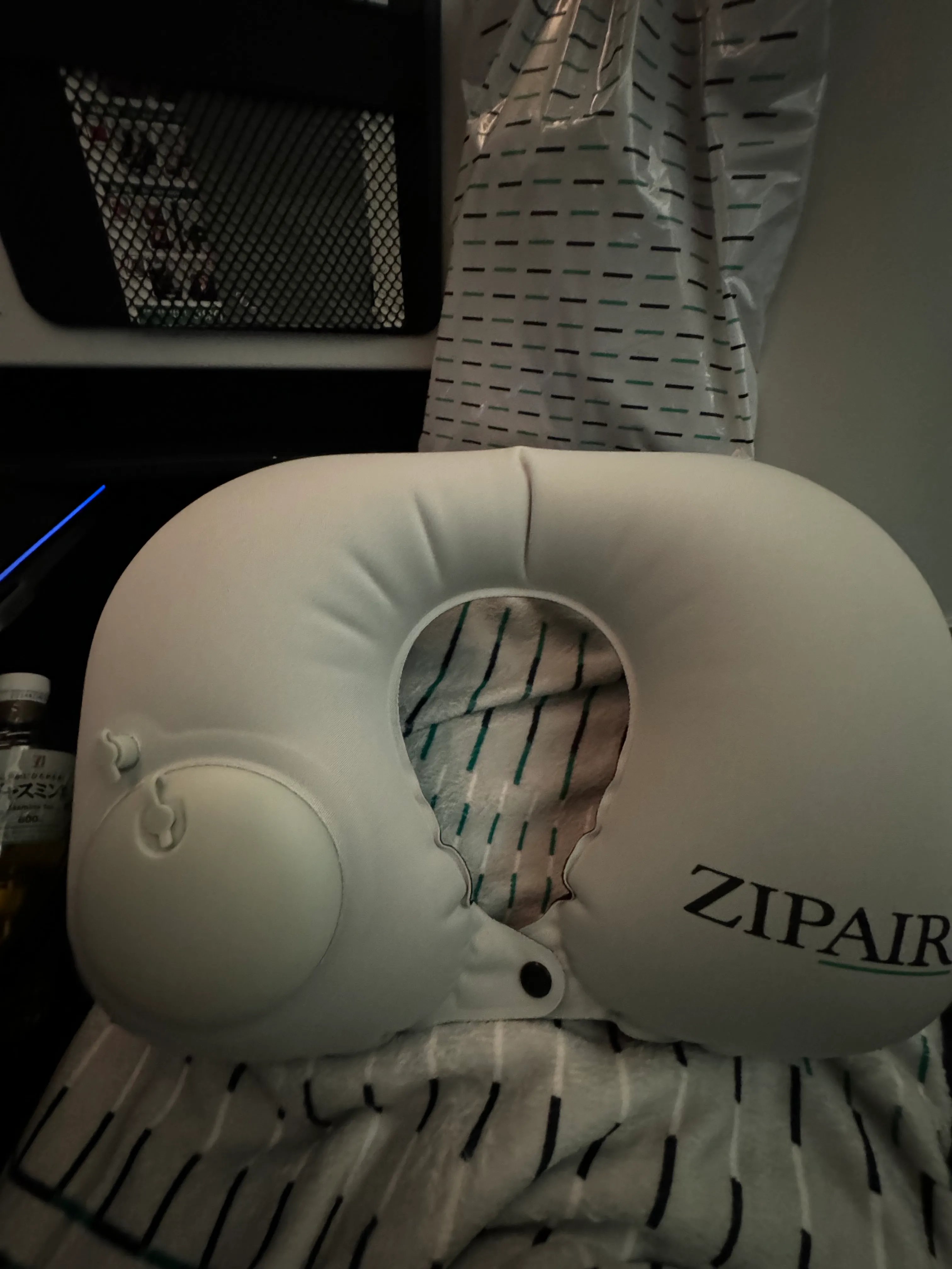 The surprisingly comfortable inflatable travel pillow.
